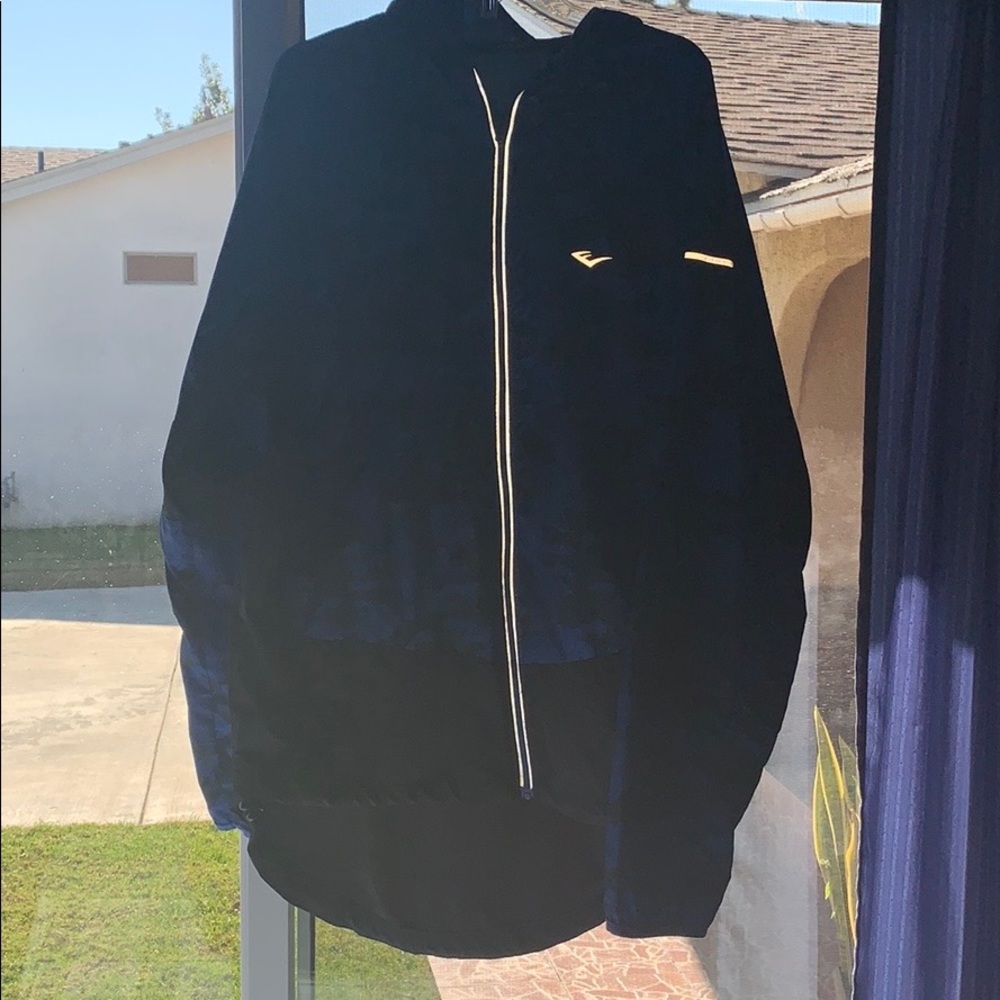 Blue camo windbreaker